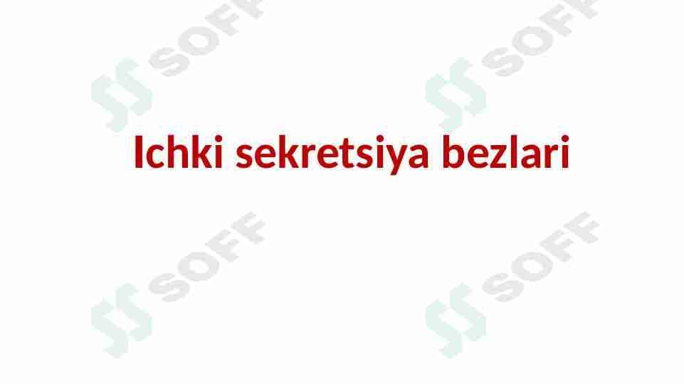 Endokrin sistemasi