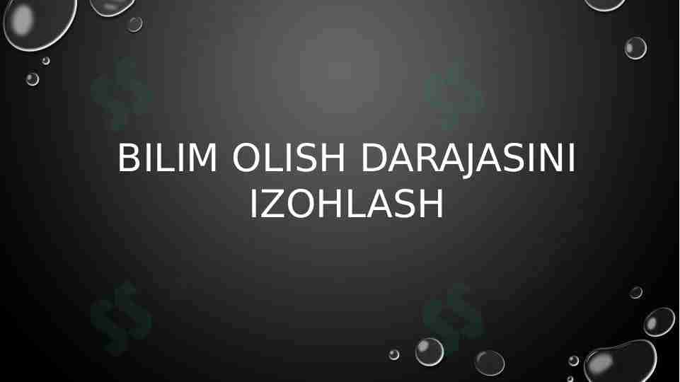 Oliy nerv faoliyati haqida tushuncha