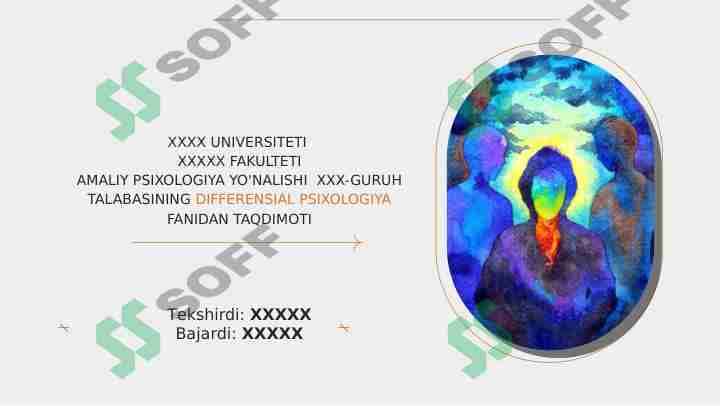SHAXSNING INDIVIDUAL TIPOLOGIK XUSUSIYATLARI