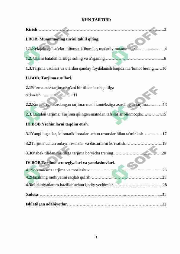 Ingliz tilidan ruscha oʻzbek tiliga va teskari tilga hazillarni tarjima qilish muammolari