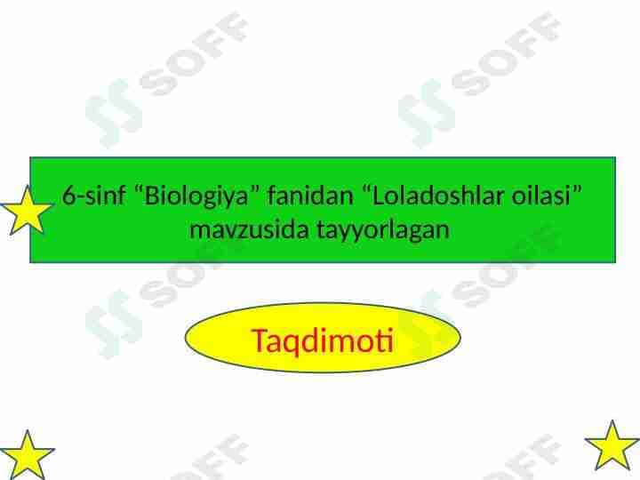 Loladoshlar oilasi