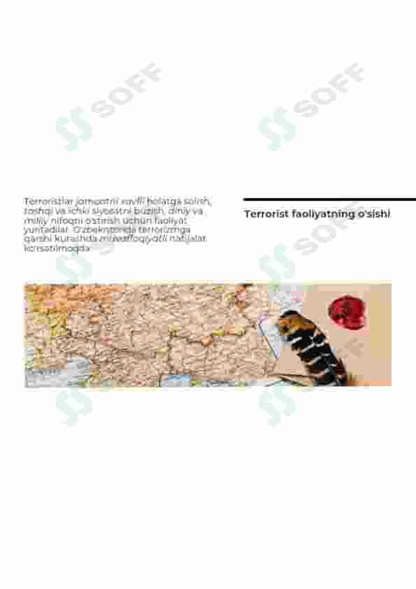 Ozbekistonda Terrorizmga qarshi kurash