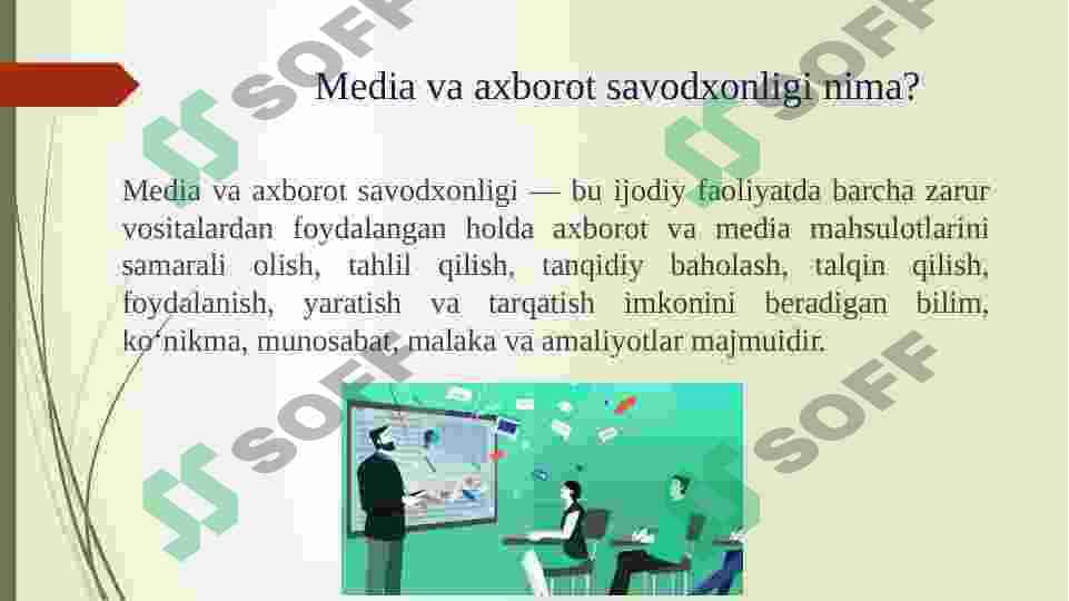 Media va axborot savodxonligi va uning ahamiyati
