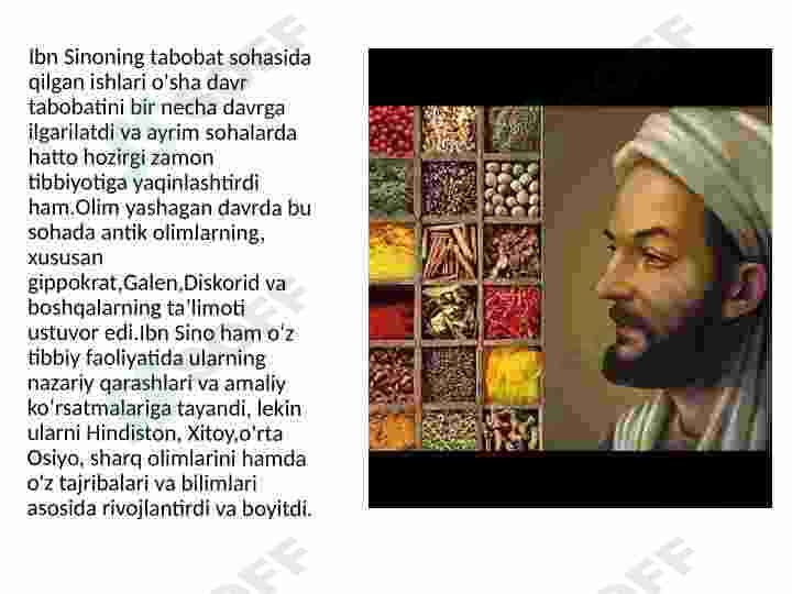Ibn Sino taʼlimotida umumiy davolash usullari