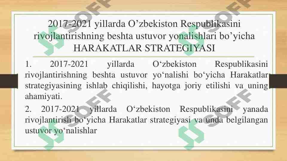 Harakatlar strategiyasi