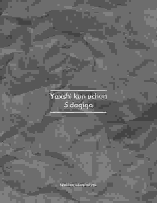 Shaxsiy rivojlanish uchun kundalik