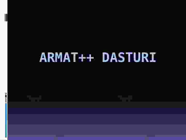 ARMAT++ dasturi
