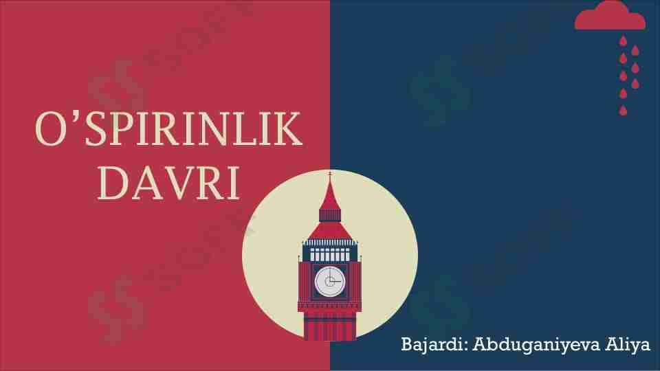 O'spirinlik davri