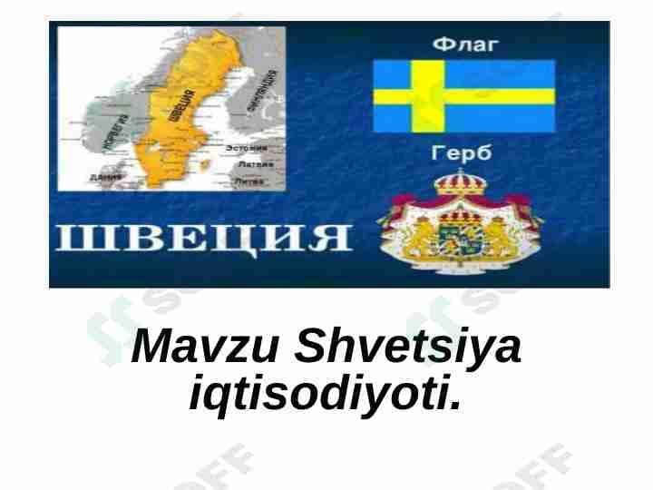 Shvetsiya iqtisodiyoti