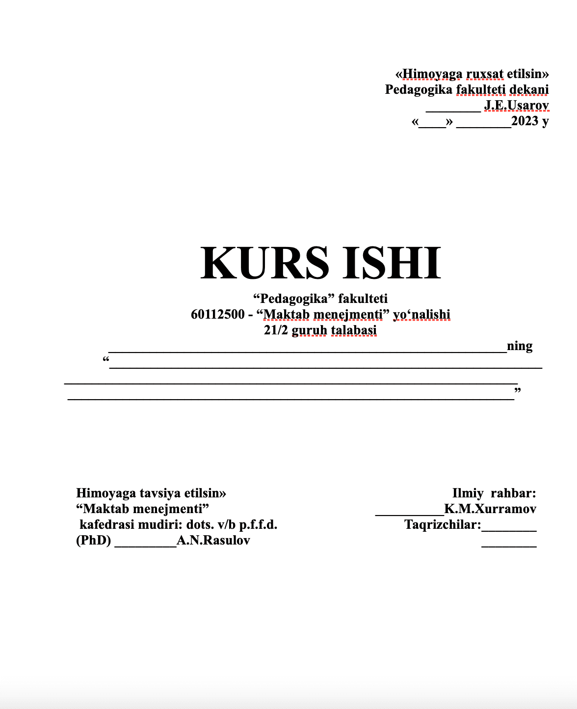 BO'LAJAK PEDAGOGLARDA KREATIVLIK SIFATLARINI RIVOJLANTIRISH YO‟LLARI
