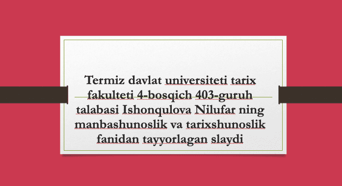 XVI – XIX asirning birinchi yarimida Oʻrta Osiyo haqida tarixiy geografik tadqiqotlar