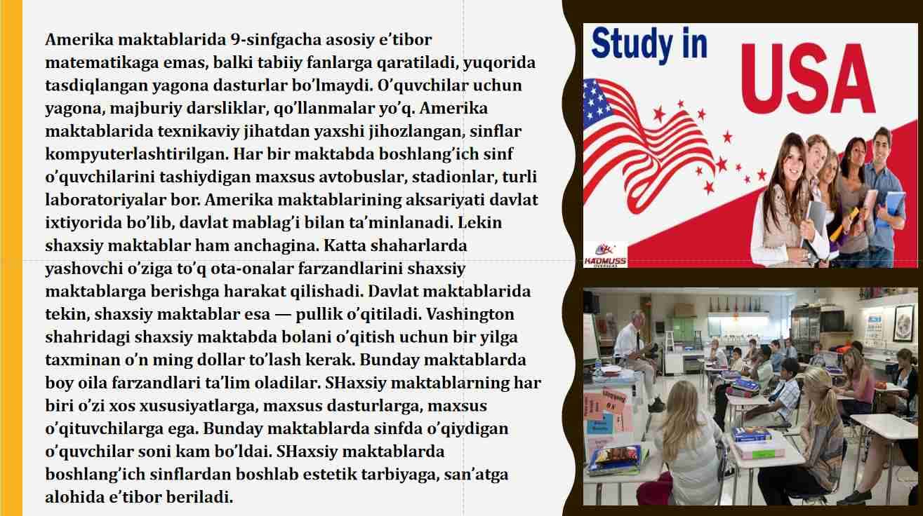 Iqtisodiy rivojlangan davlatlarda ta’lim tizimi.