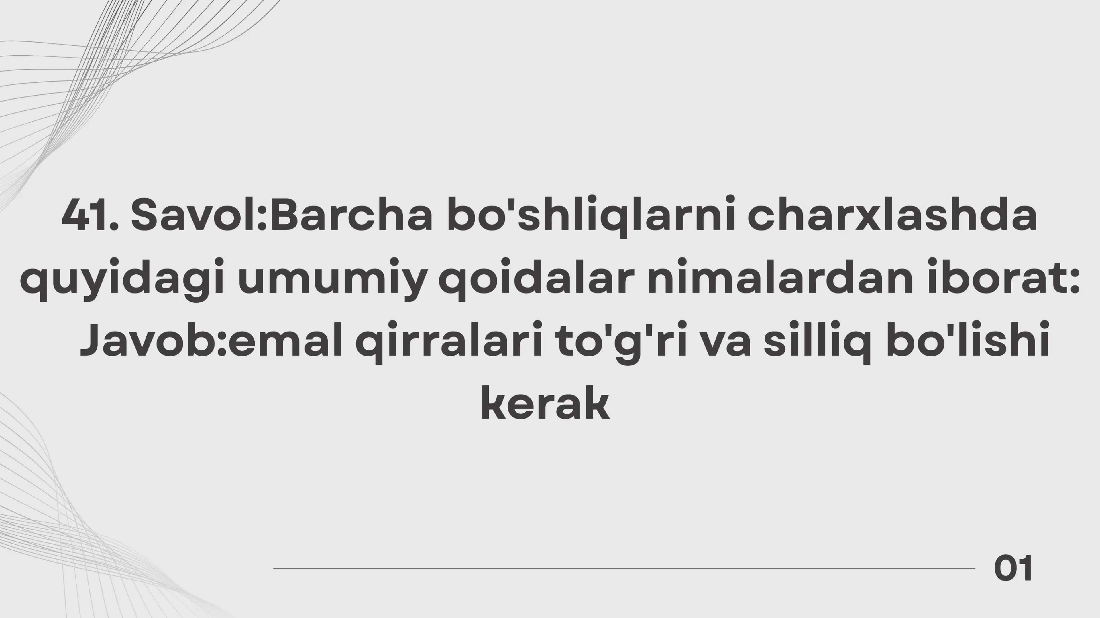 Belbog'siz bo’lgan stomatologik borlar zarralari