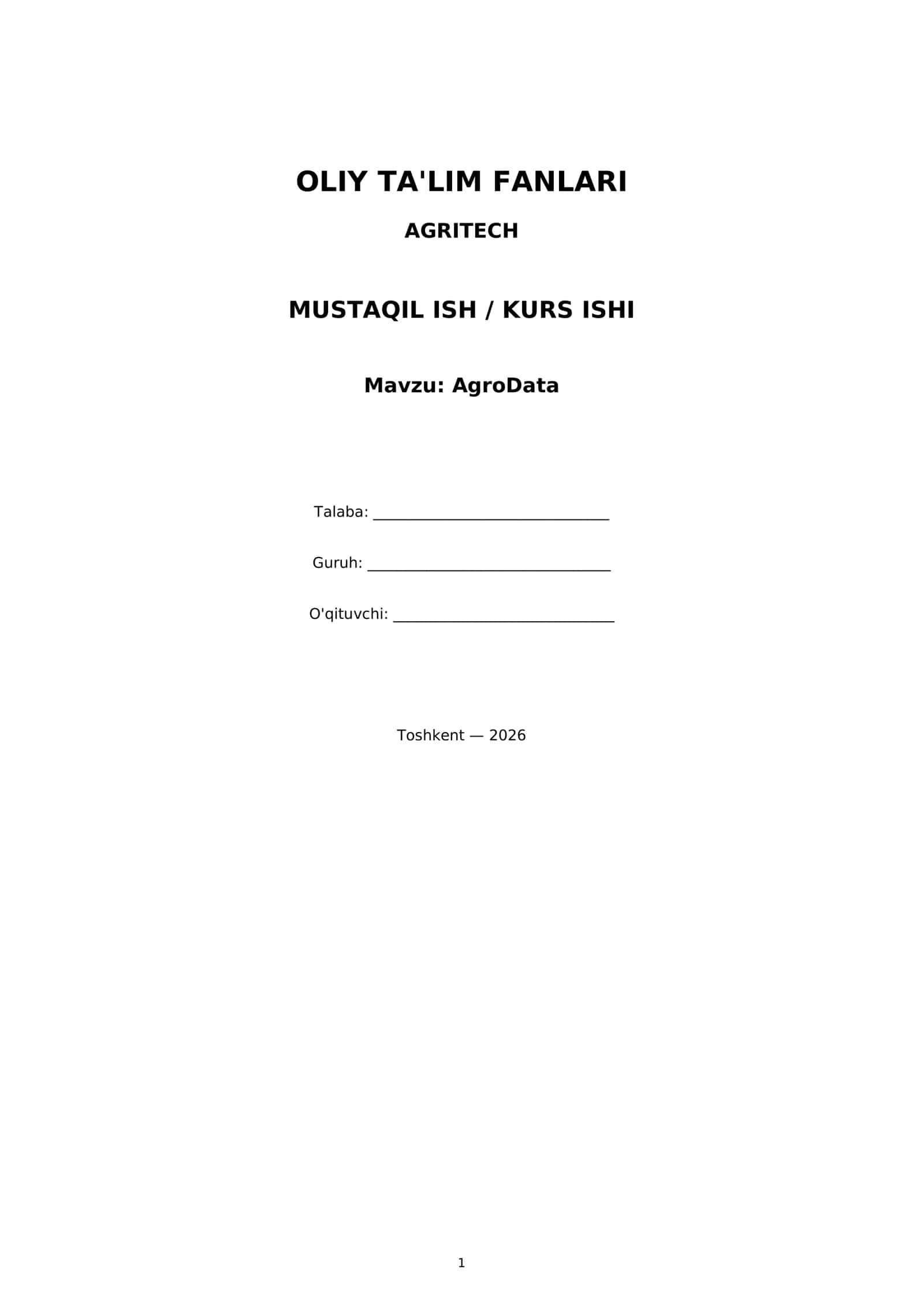 AgroData