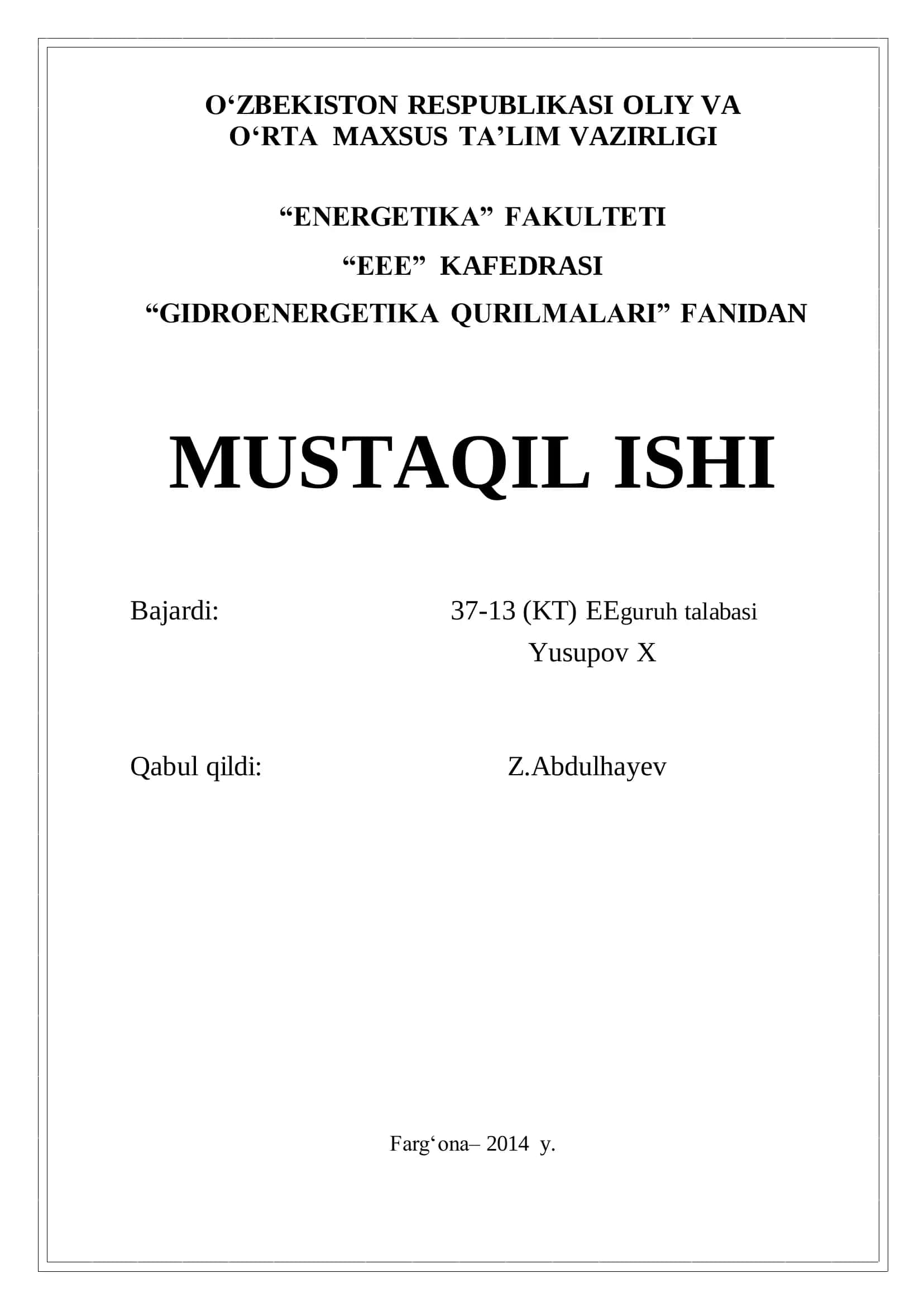 SUYUQLIKLARNING ASOSIY VA FIZIK XOSSALARI