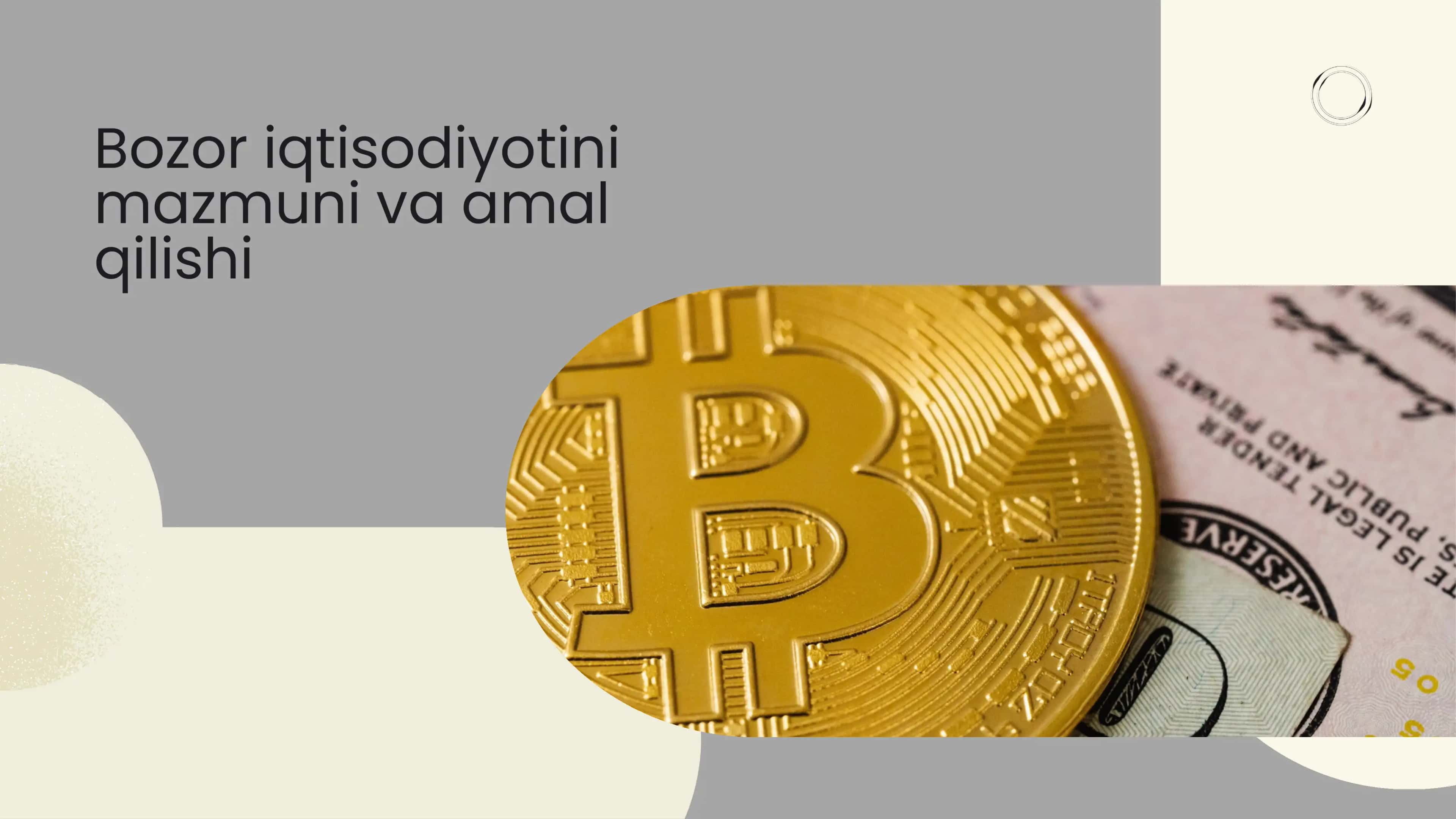 Bozor iqtisodiyotini