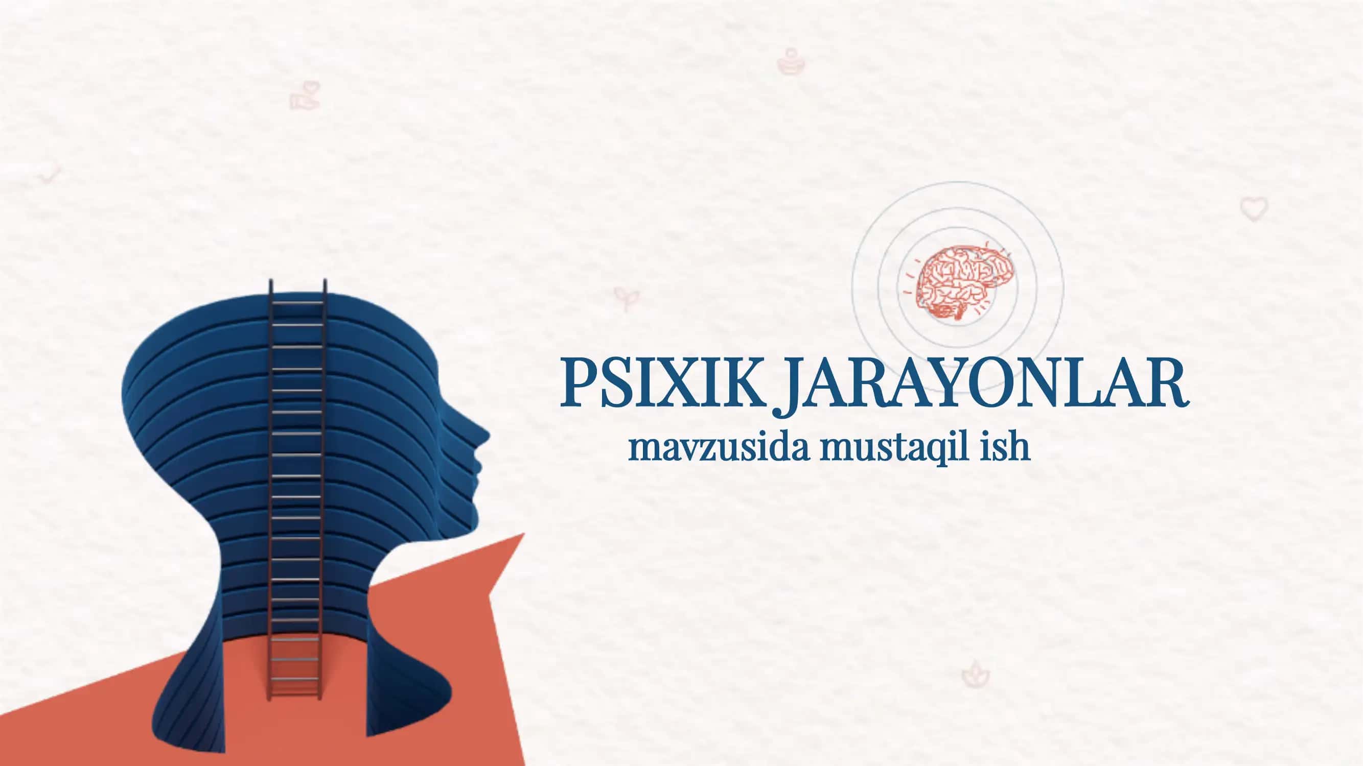 PSIXIK JARAYONLAR