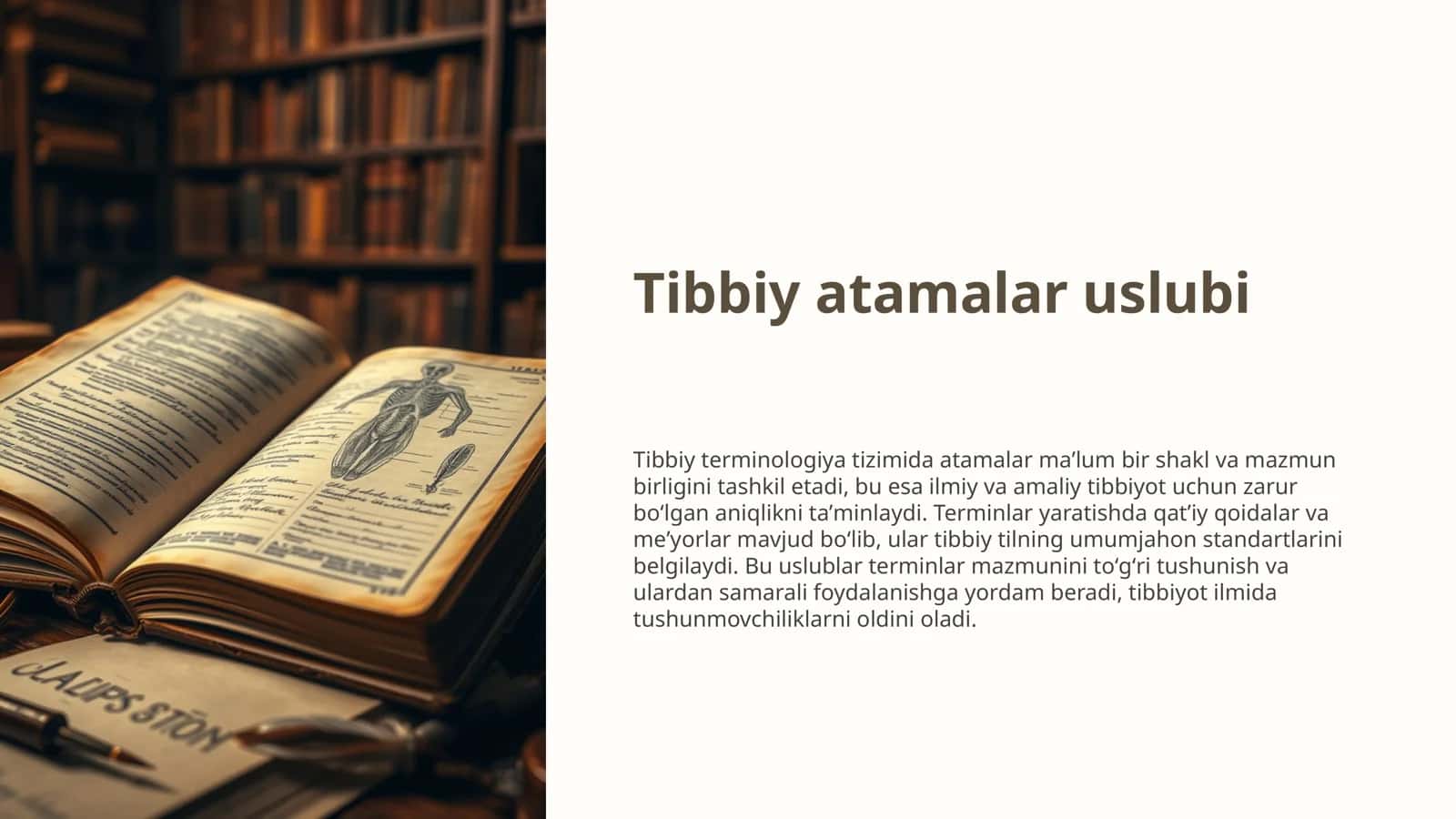 Tibbiy atamalar uslubi