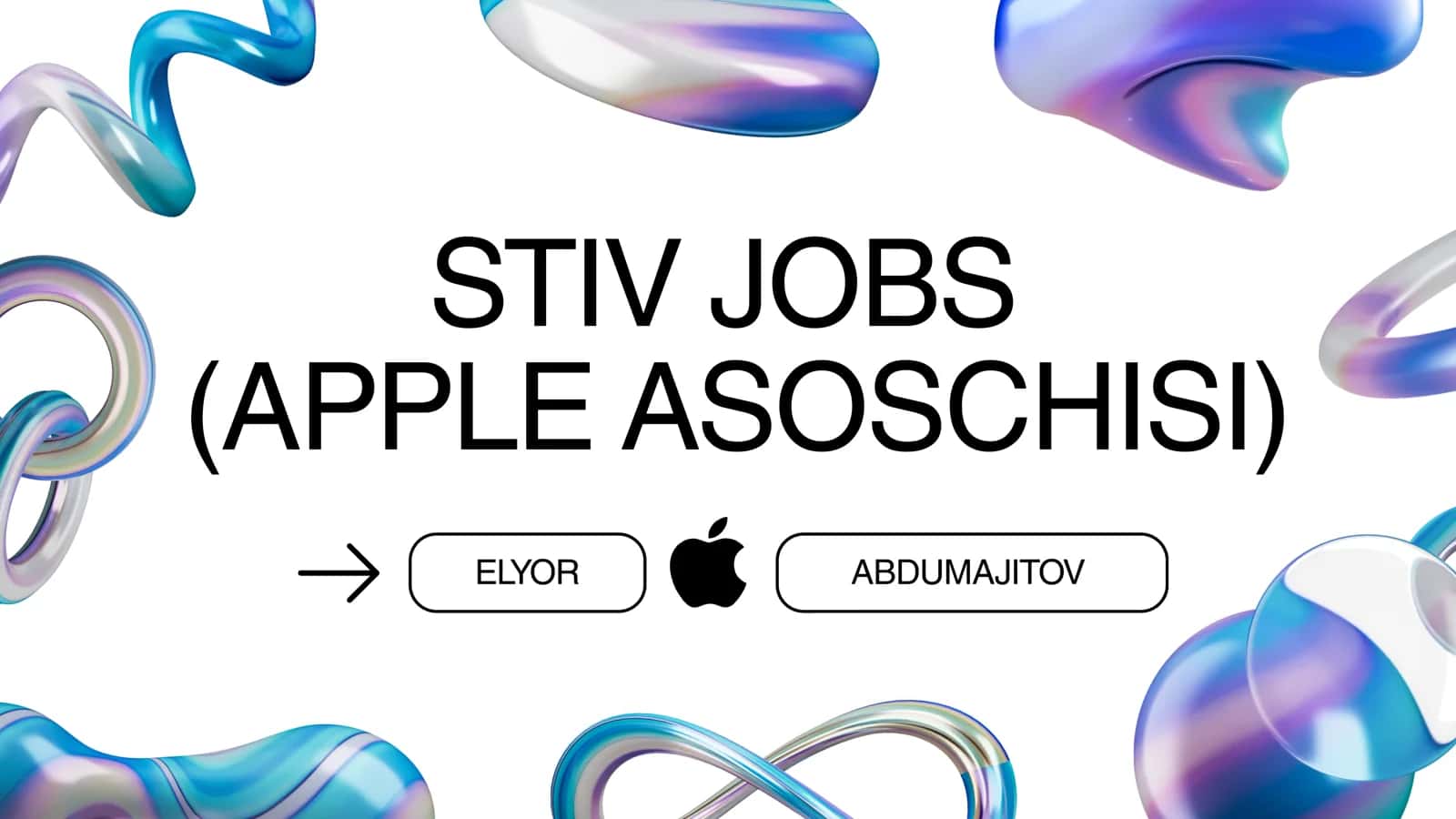APPLE I SHAXSIY KOMPYUTERI
