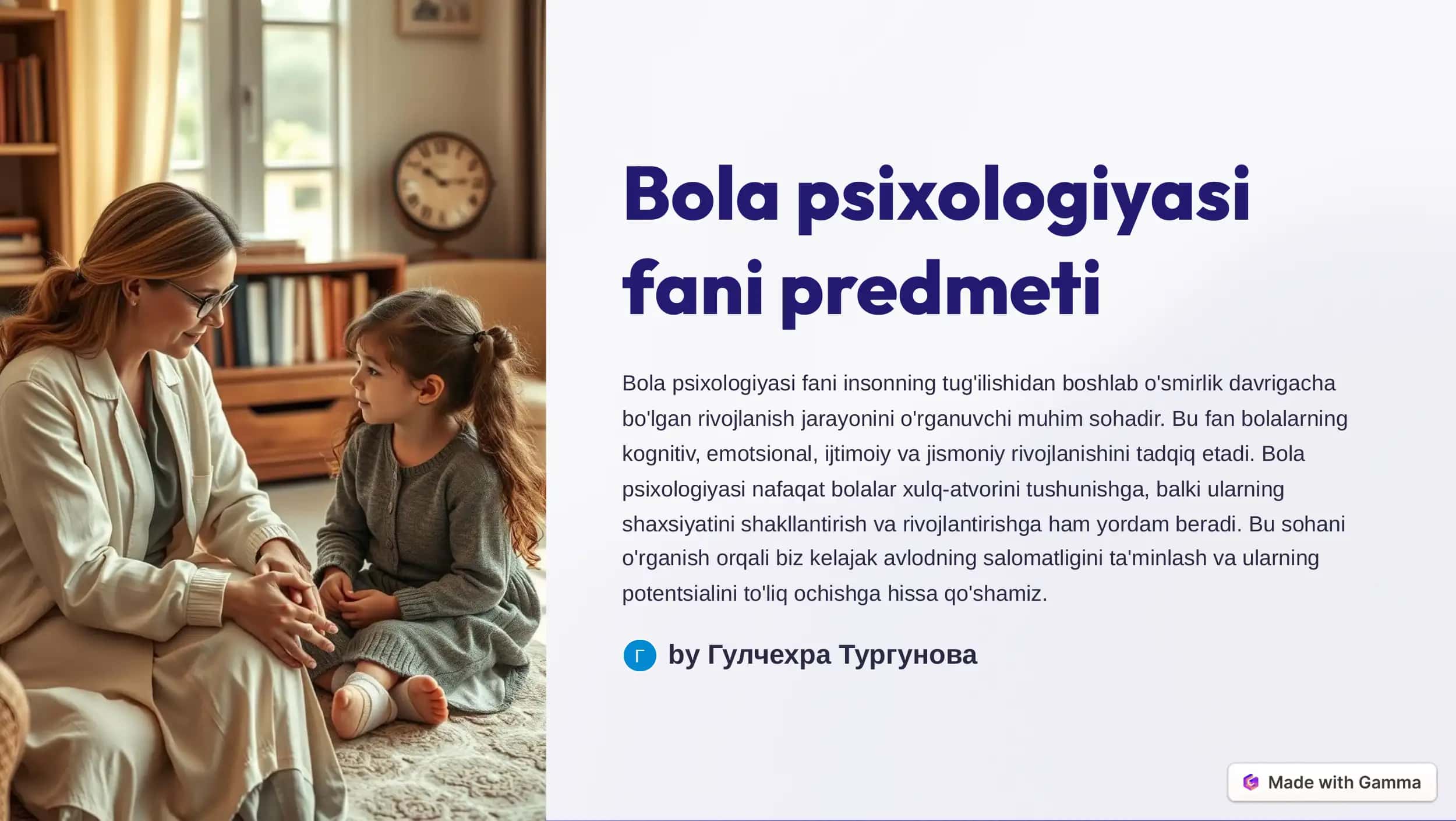 Bola psixologiyasi
