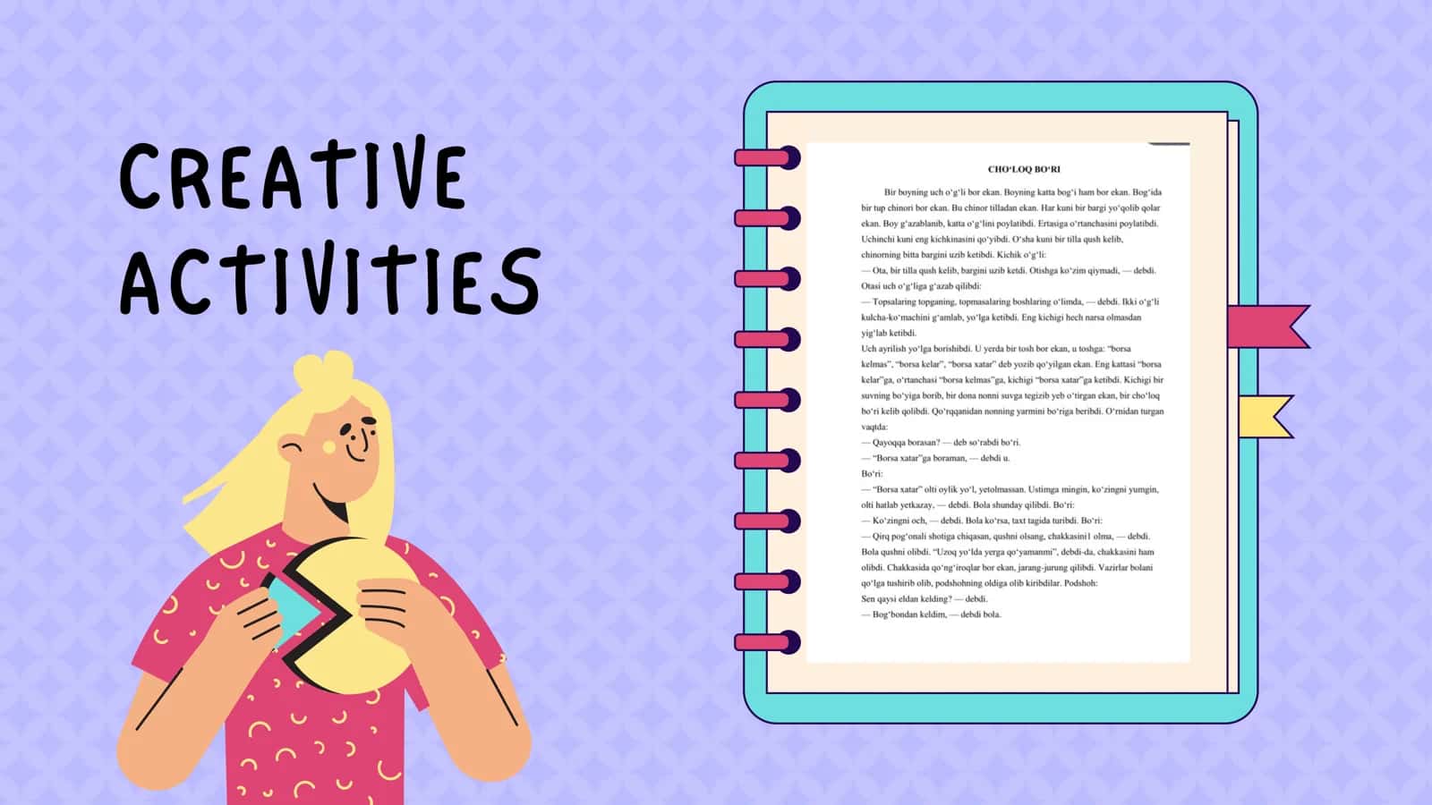 CREATIVE ACTIVITIES
