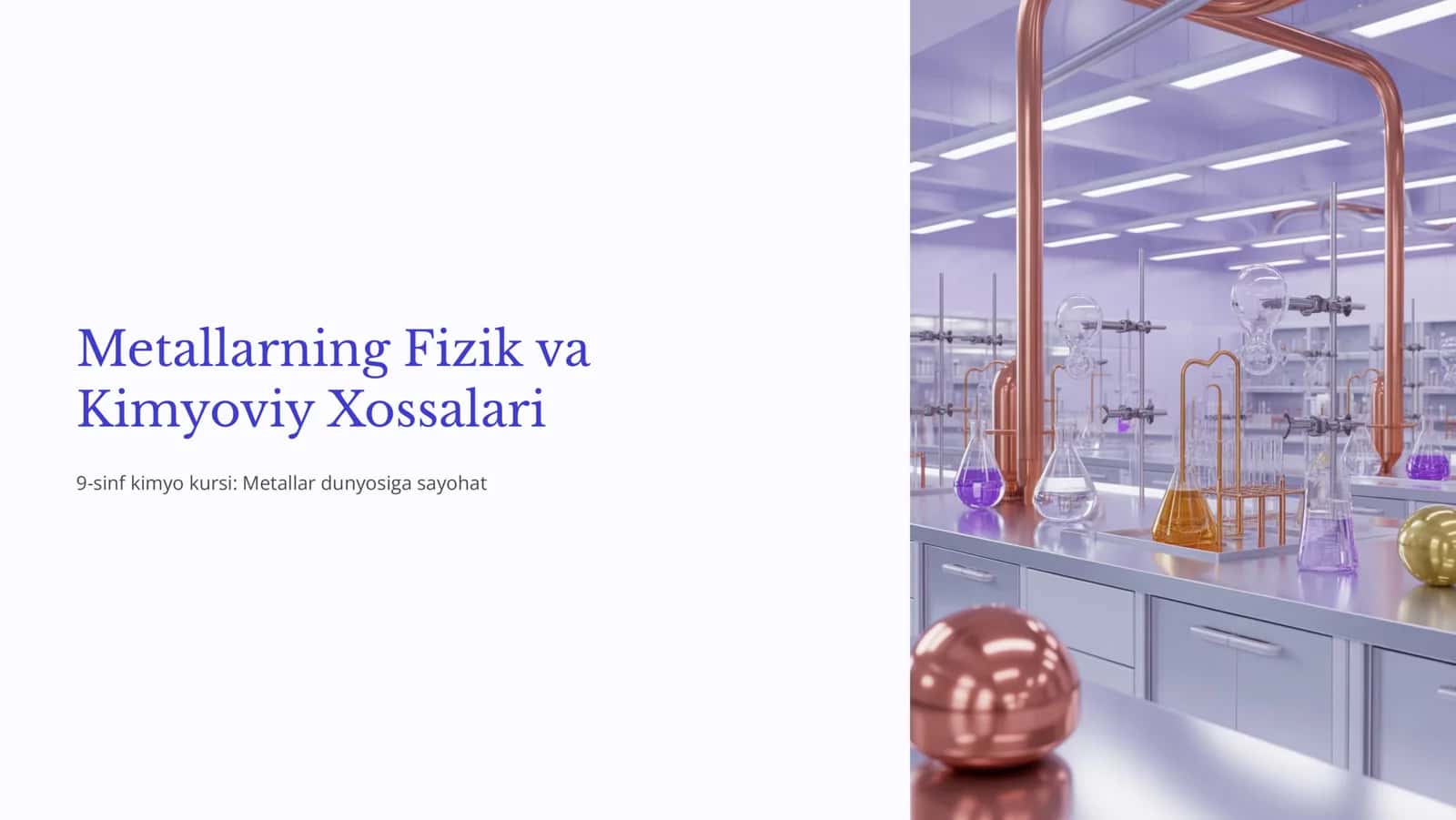 Metallarning Fizik va Kimyoviy Xossalari