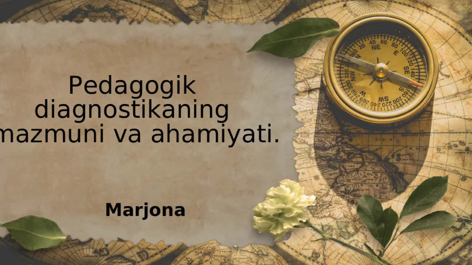 Pedagogik diagnostikaning mazmun va ahamiyati