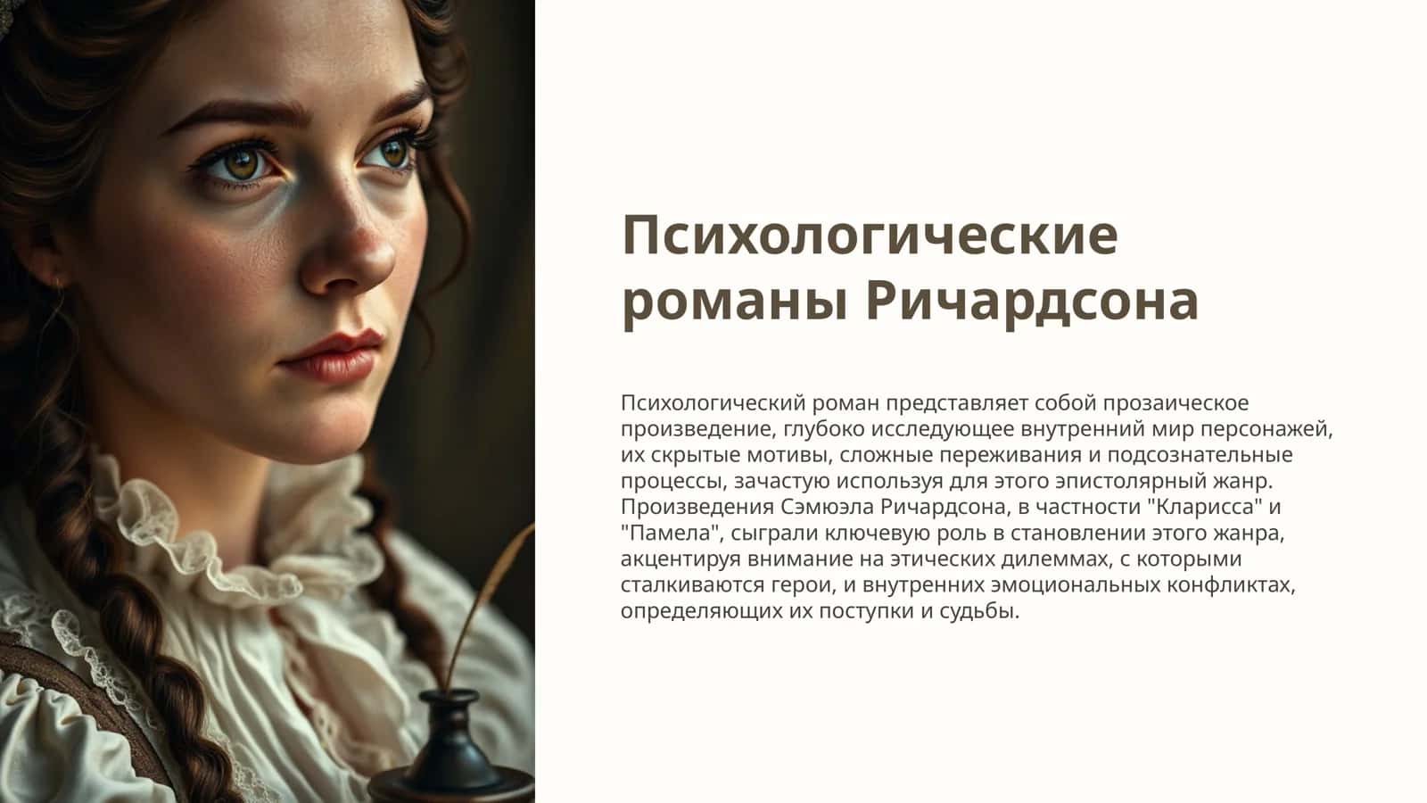 Психологические романы Ричардсона