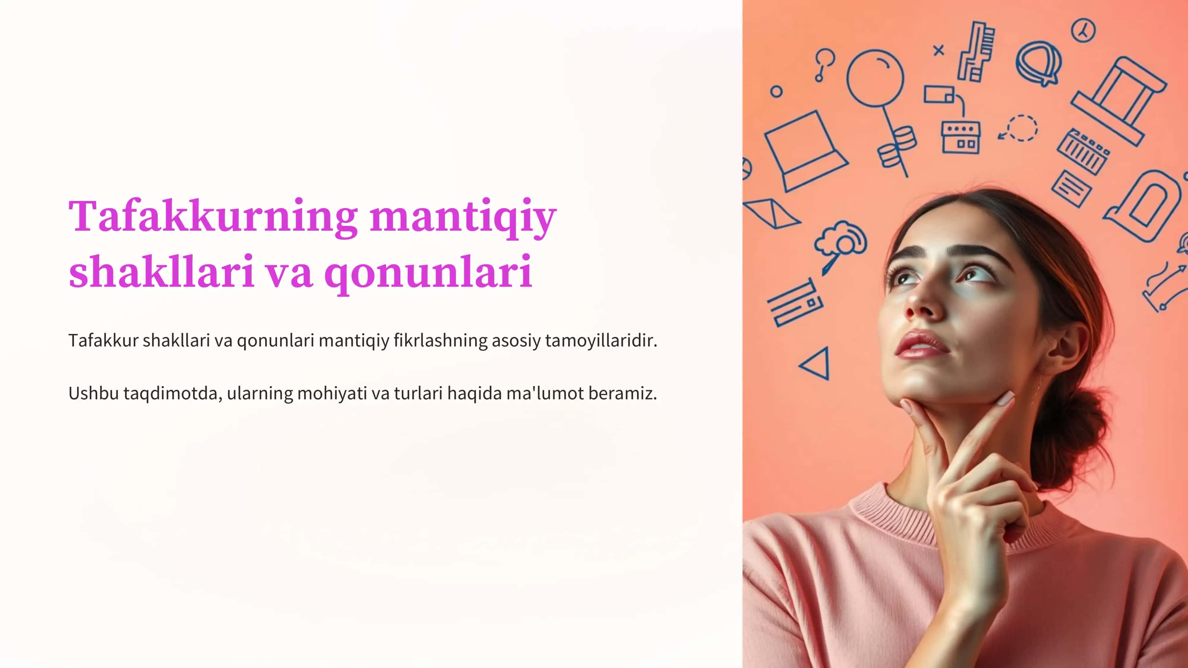 Tafakkurning mantiqiy shakllari va qonunlari