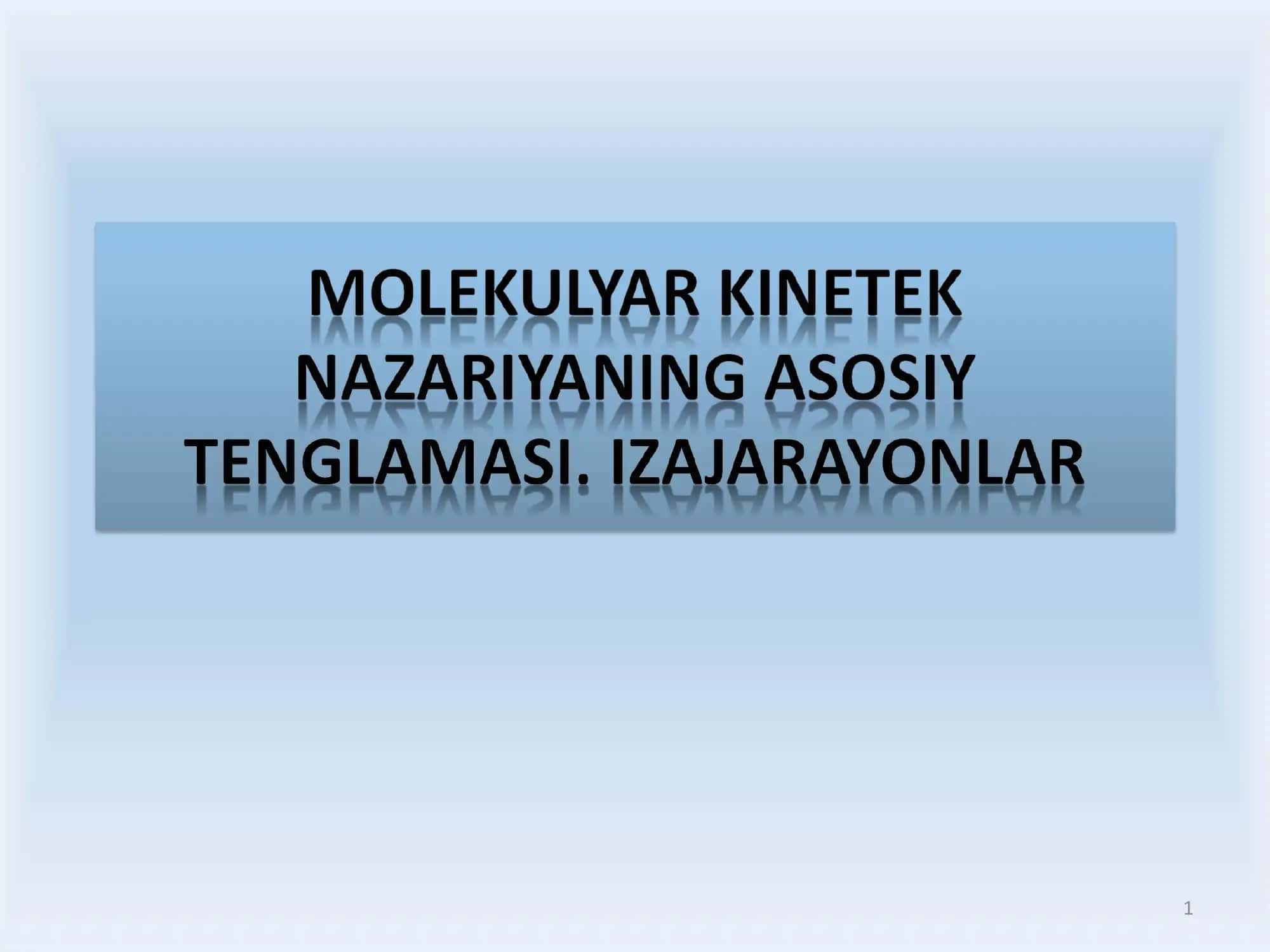 Termodinamik tizim