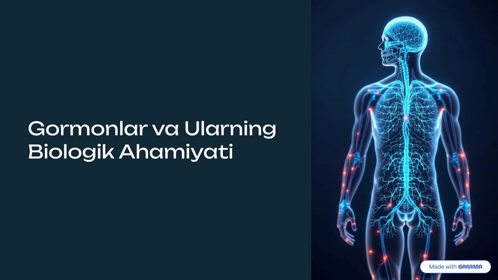 Gormonlar va Ularning Biologik Ahamiyati