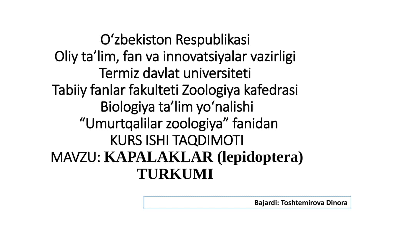KAPALAKLAR (lepidoptera)