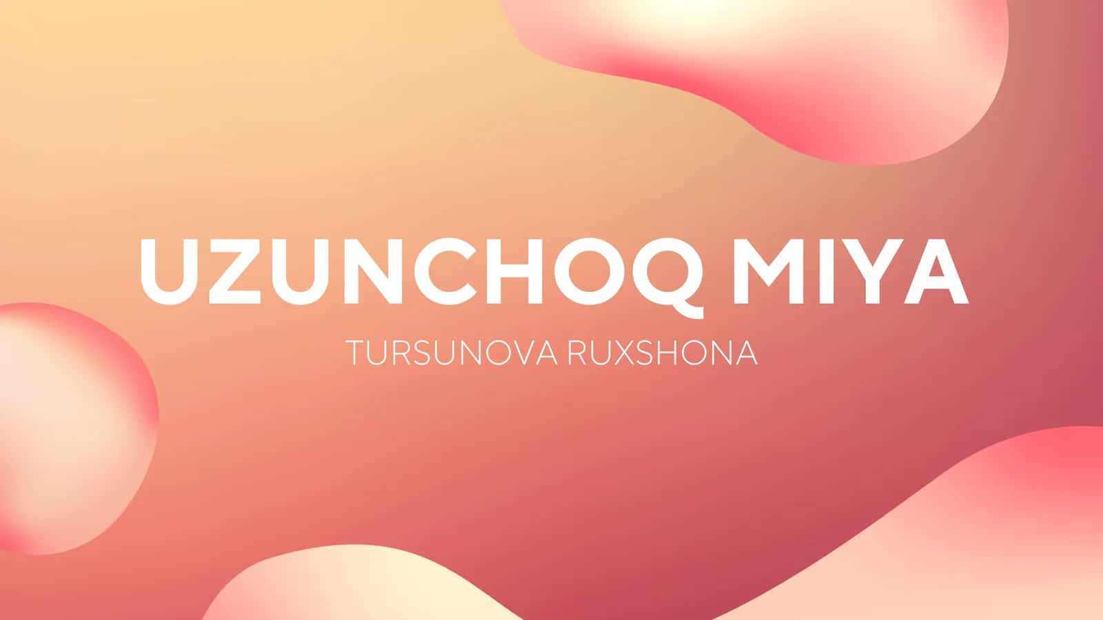 uzunchoq miya