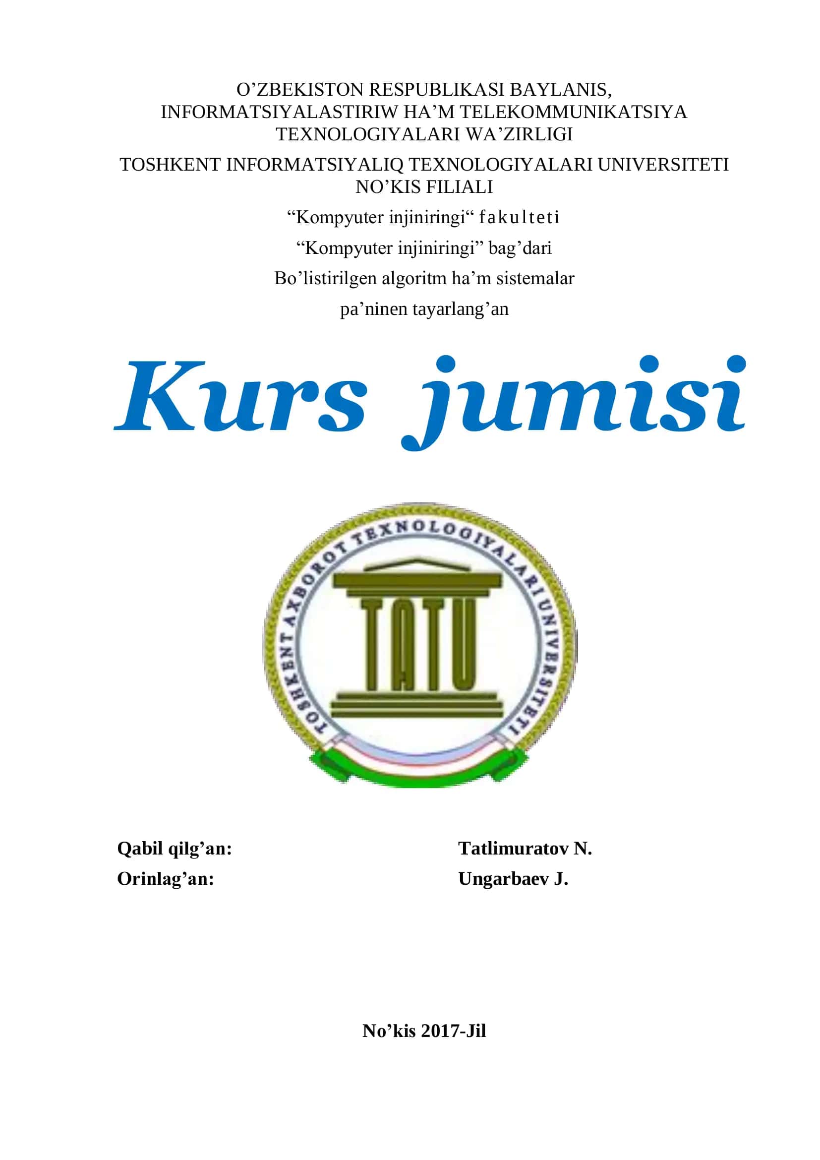 Kompyuter injiniringi“ fakulteti