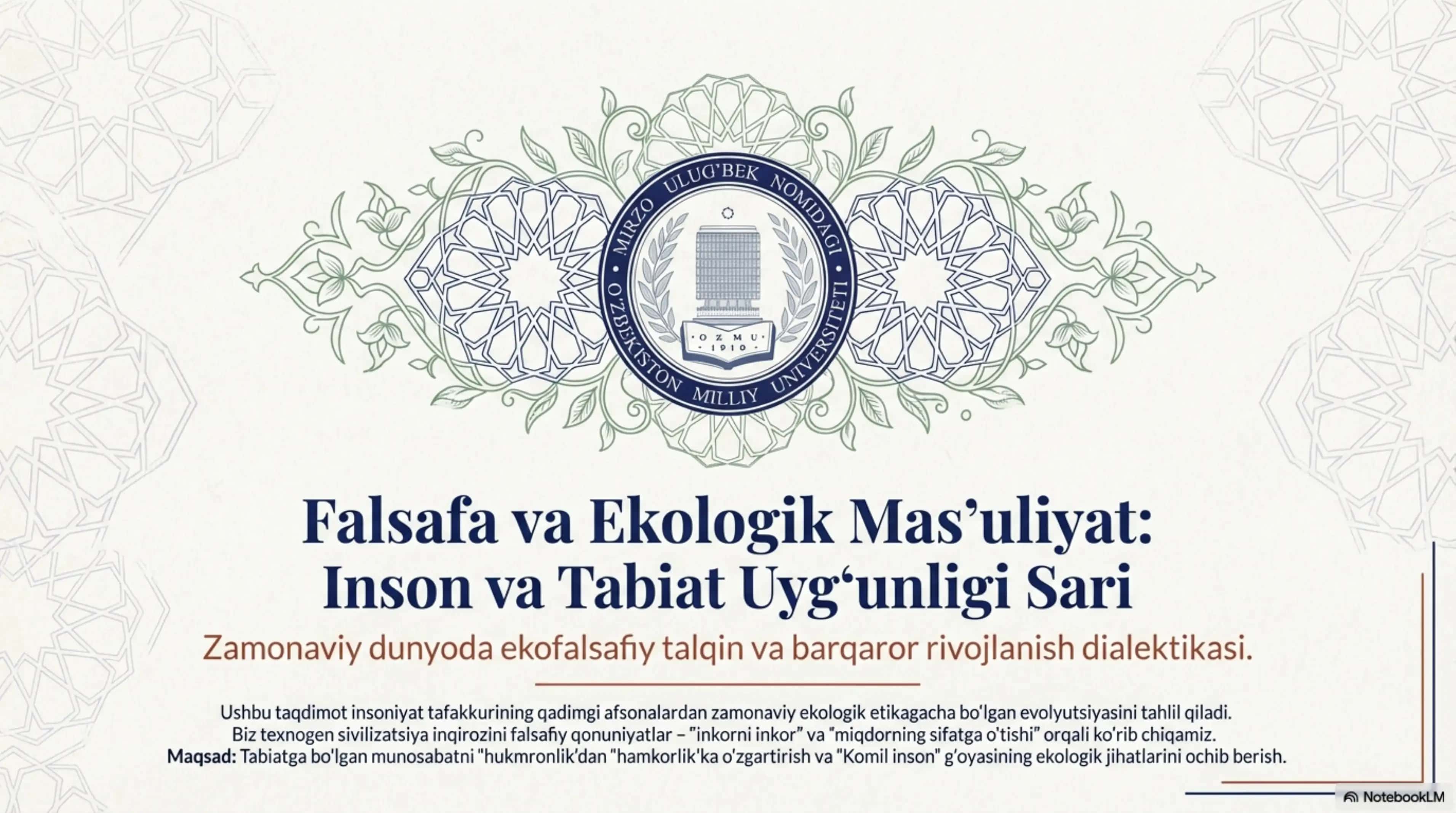 Tabiat va jamiyat qonunlarining xususiyatlari.