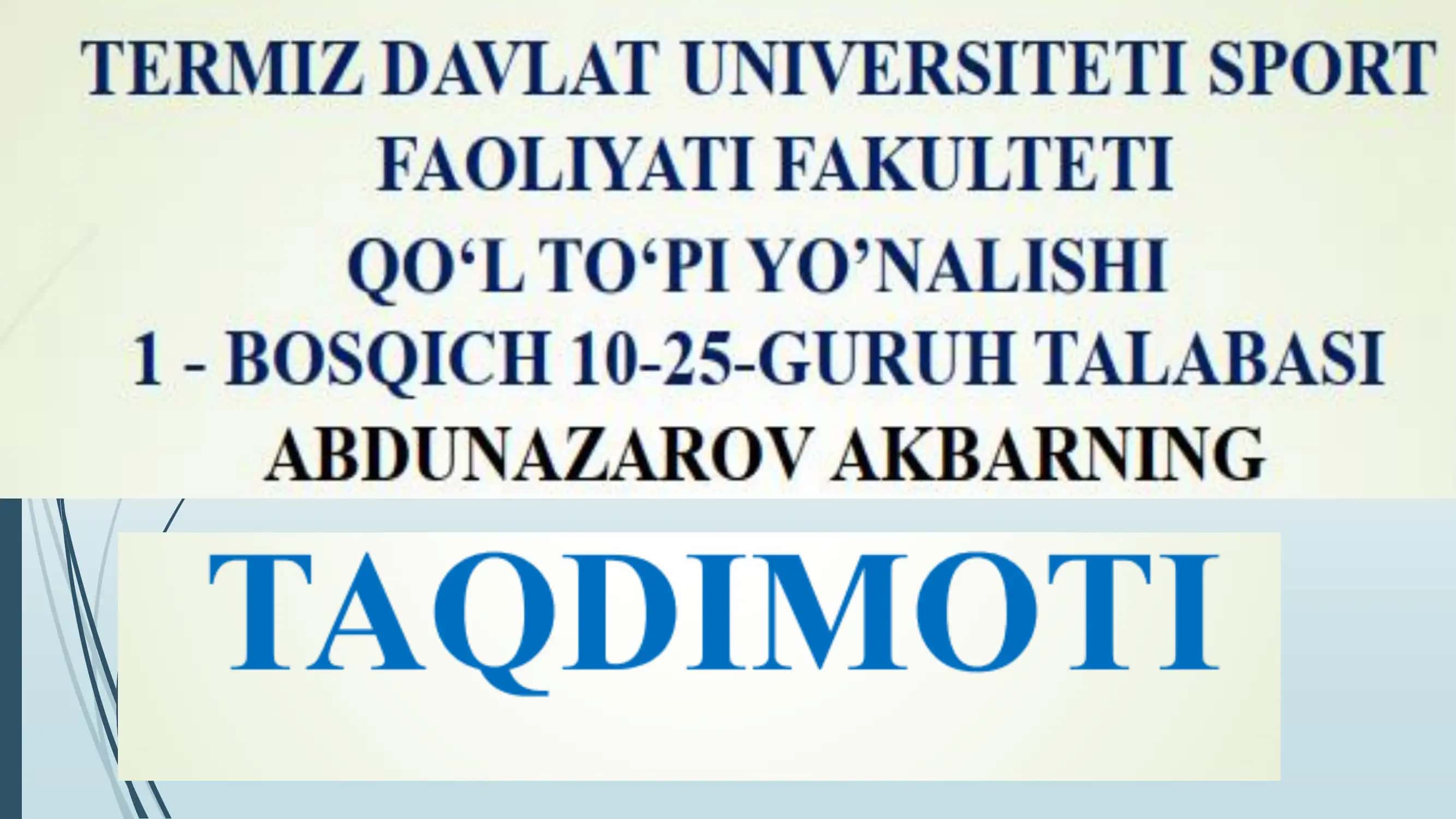 Musobaqa Qoidalari va Hakamlik Uslubiyoti