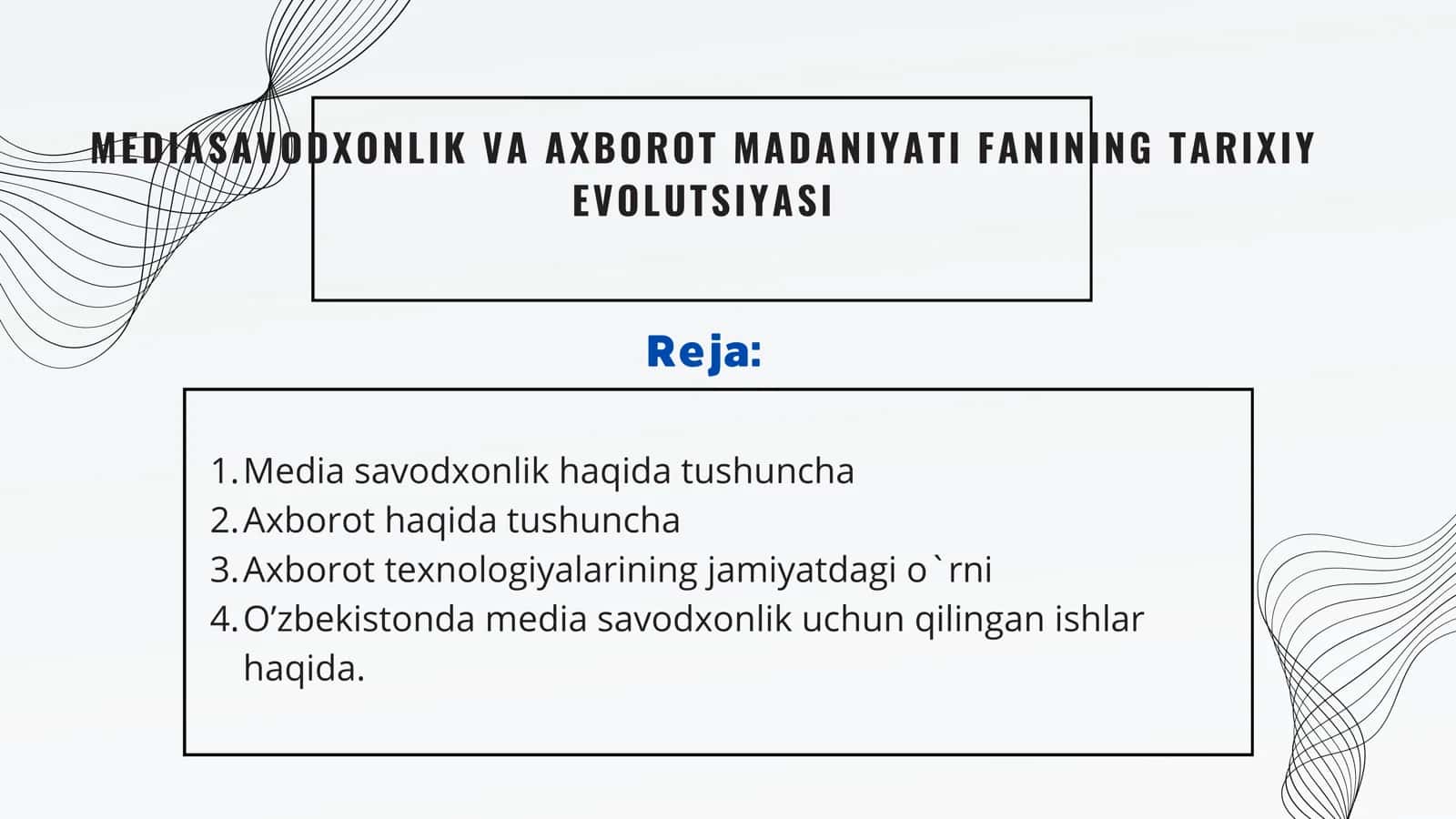 Media savodxonlik va axborot madaniyatining tarixiy evolutsiyasi