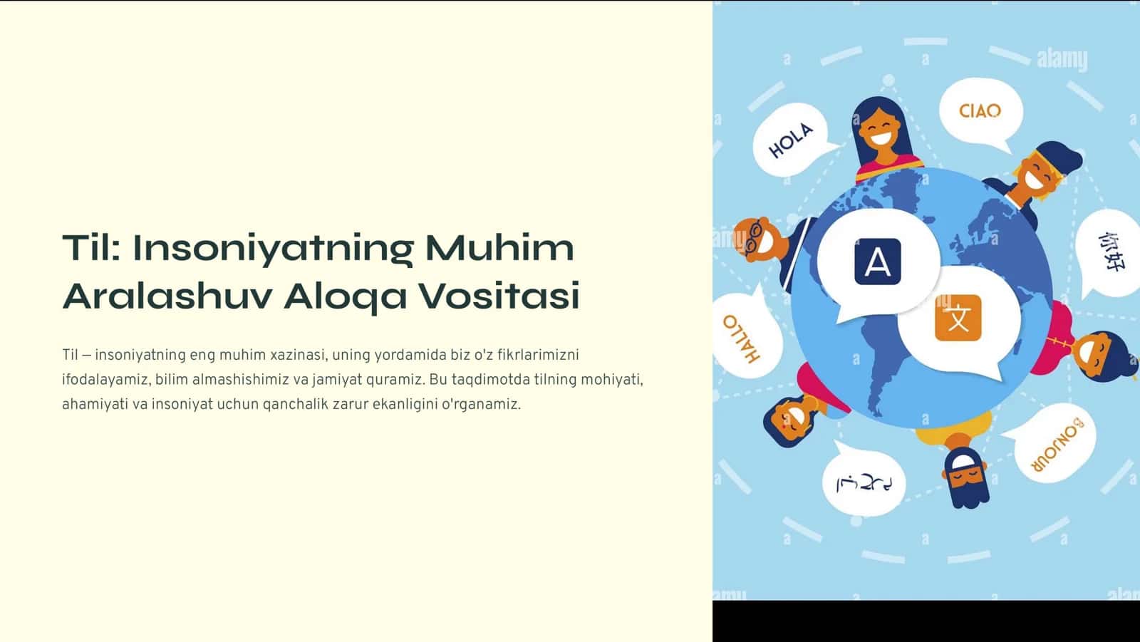 Til: Insoniyatning Muhim Aralashuv Aloqa Vositasi