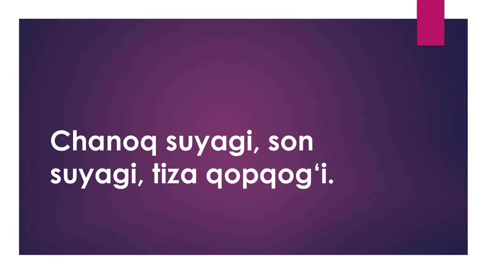 Chanoq suyagi