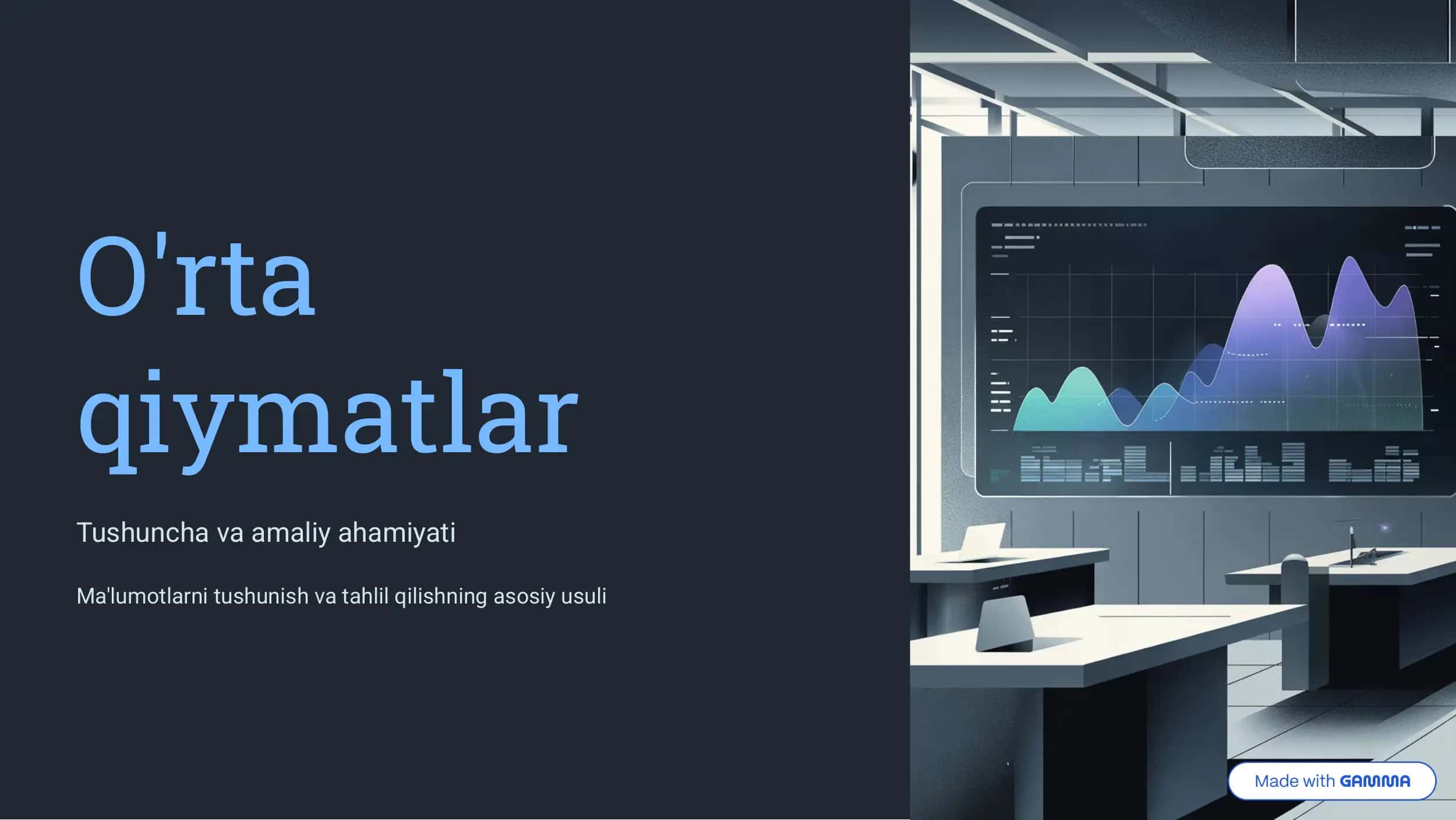 O'rta qiymatlar