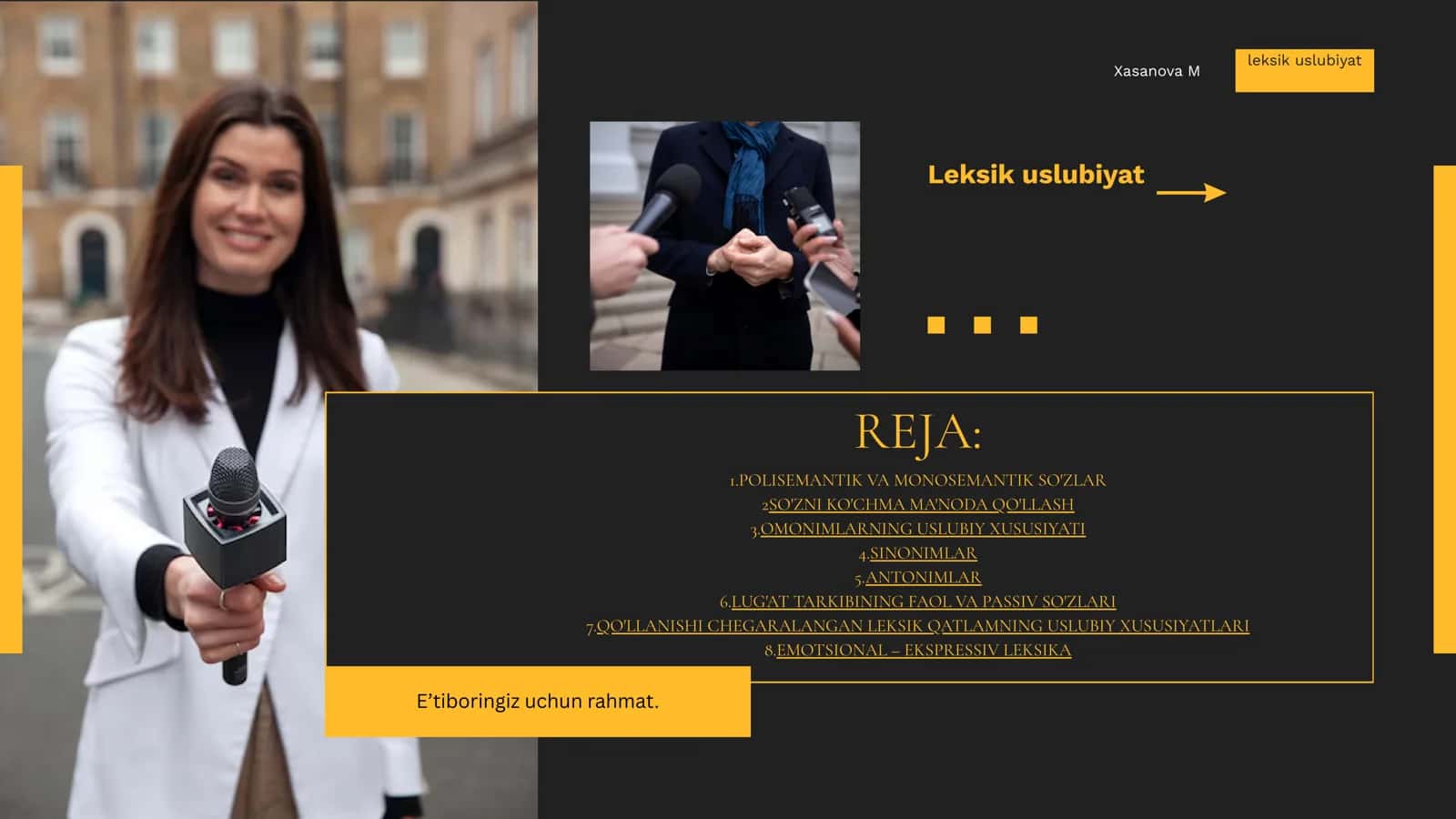 Leksik uslubiyat