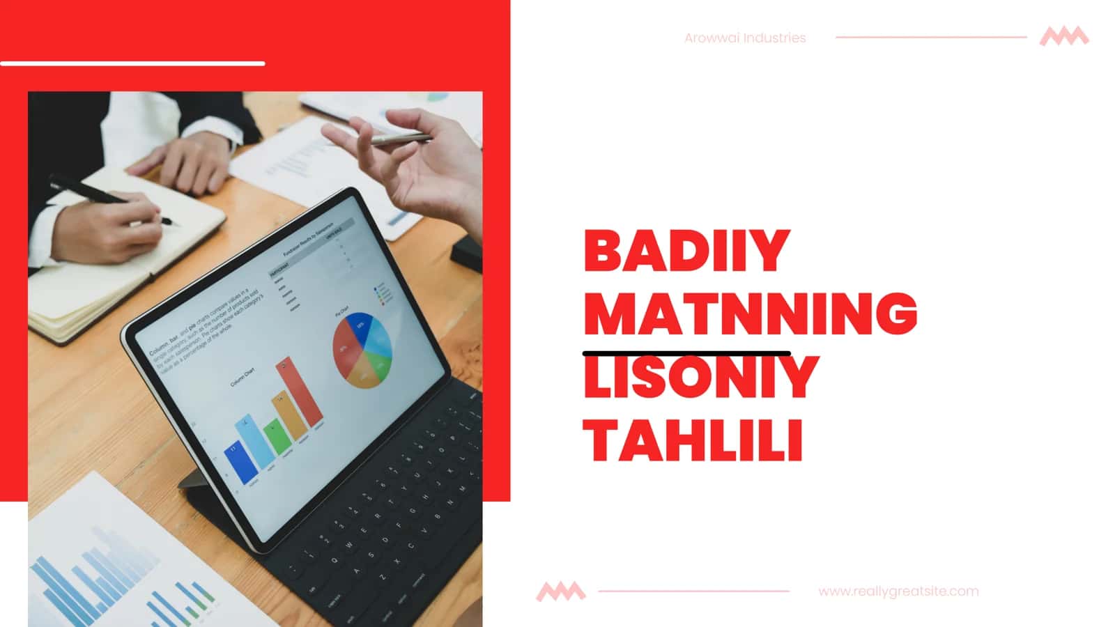 BADIIY MATNNING LISONIY TAHLILI