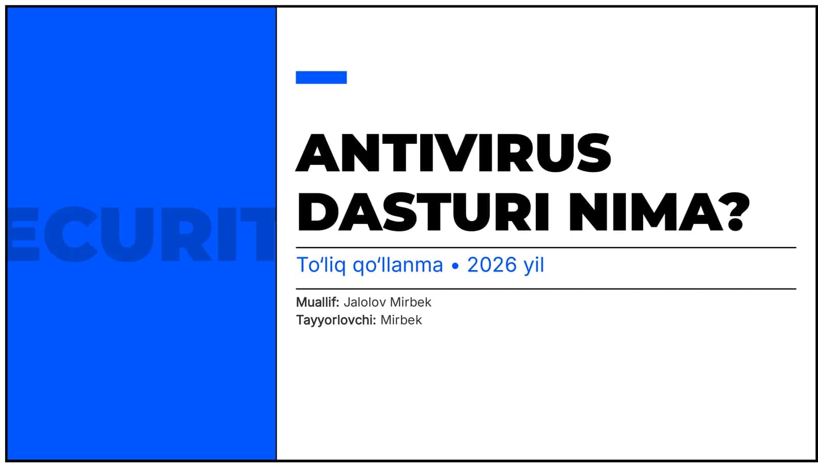 ANTIVIRUS