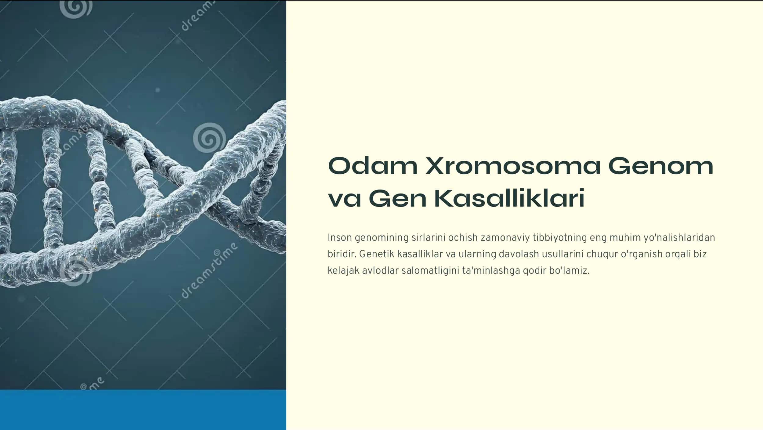 Genom va Xromosoma Nima?