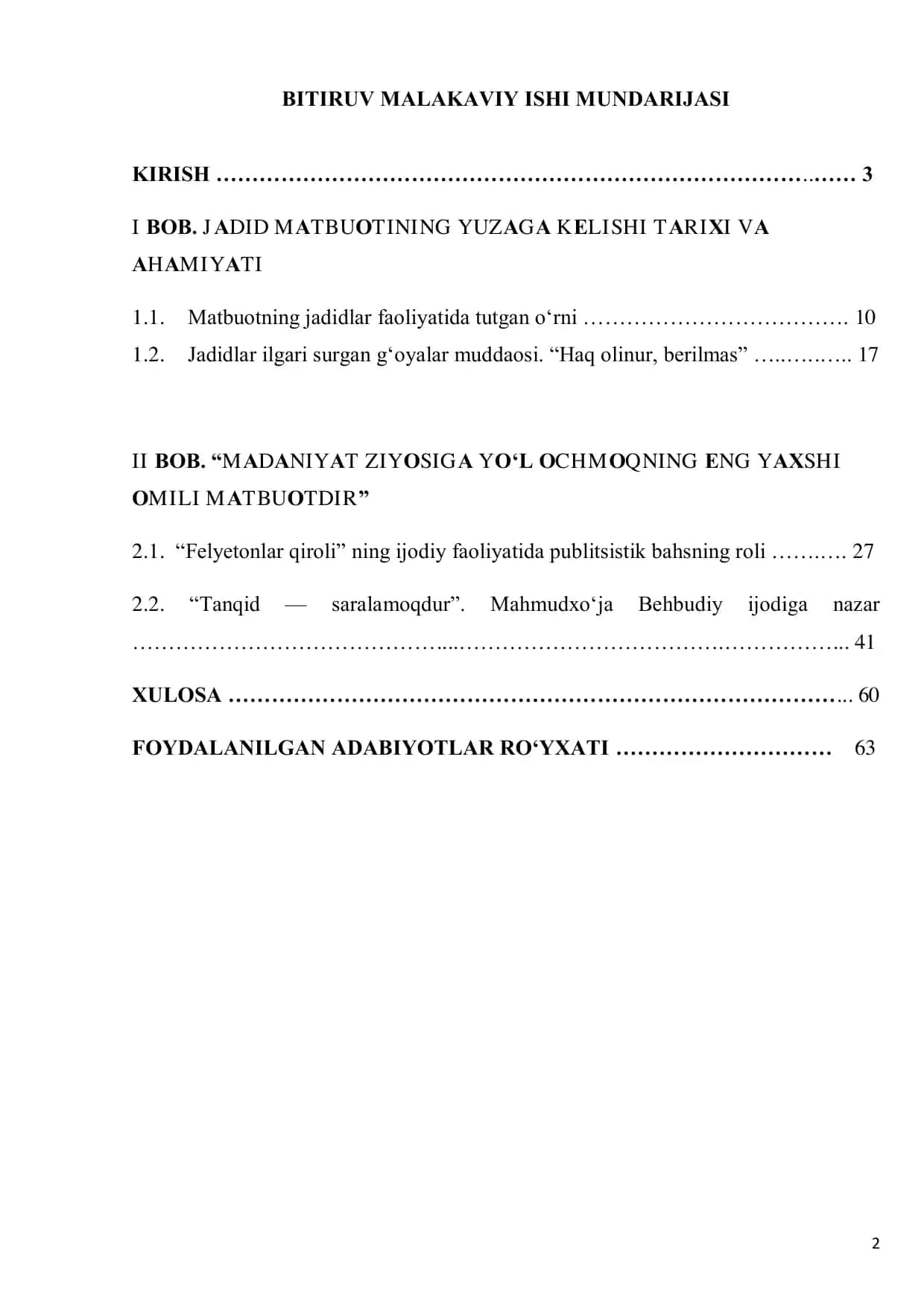 “JADIDLAR MATBUOTIDA PUBLITSISTIK BAHS
(XX ASRNING DASTLABKI 20-YILLARI)”