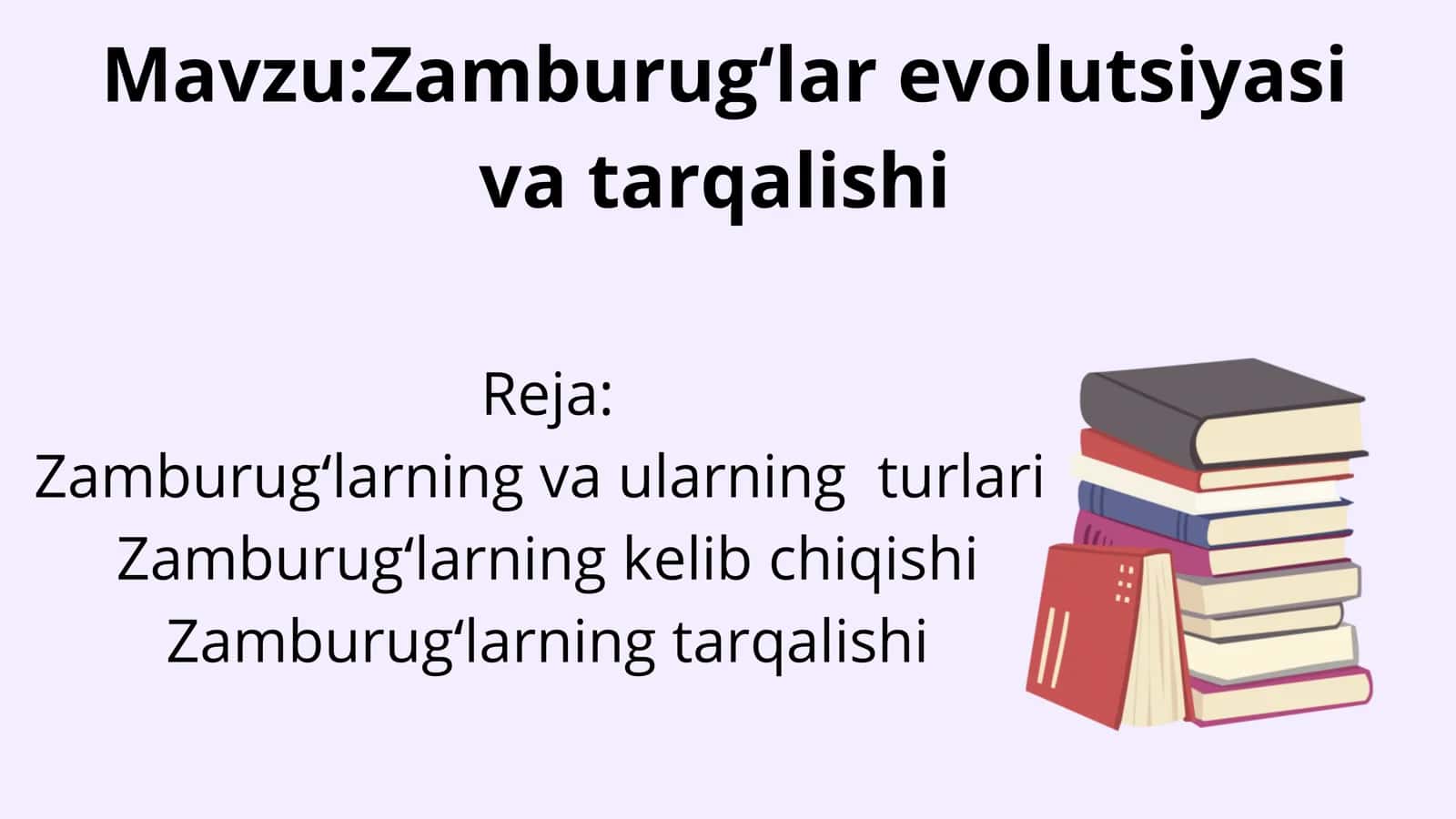 Zamburug‘lar evolutsiyasi va tarqalishi