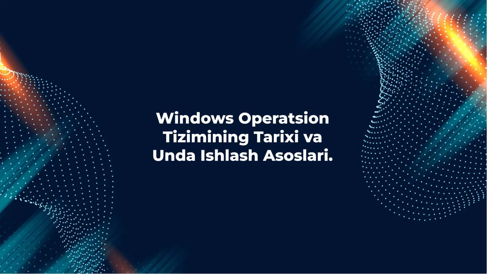 Windows Operatsion