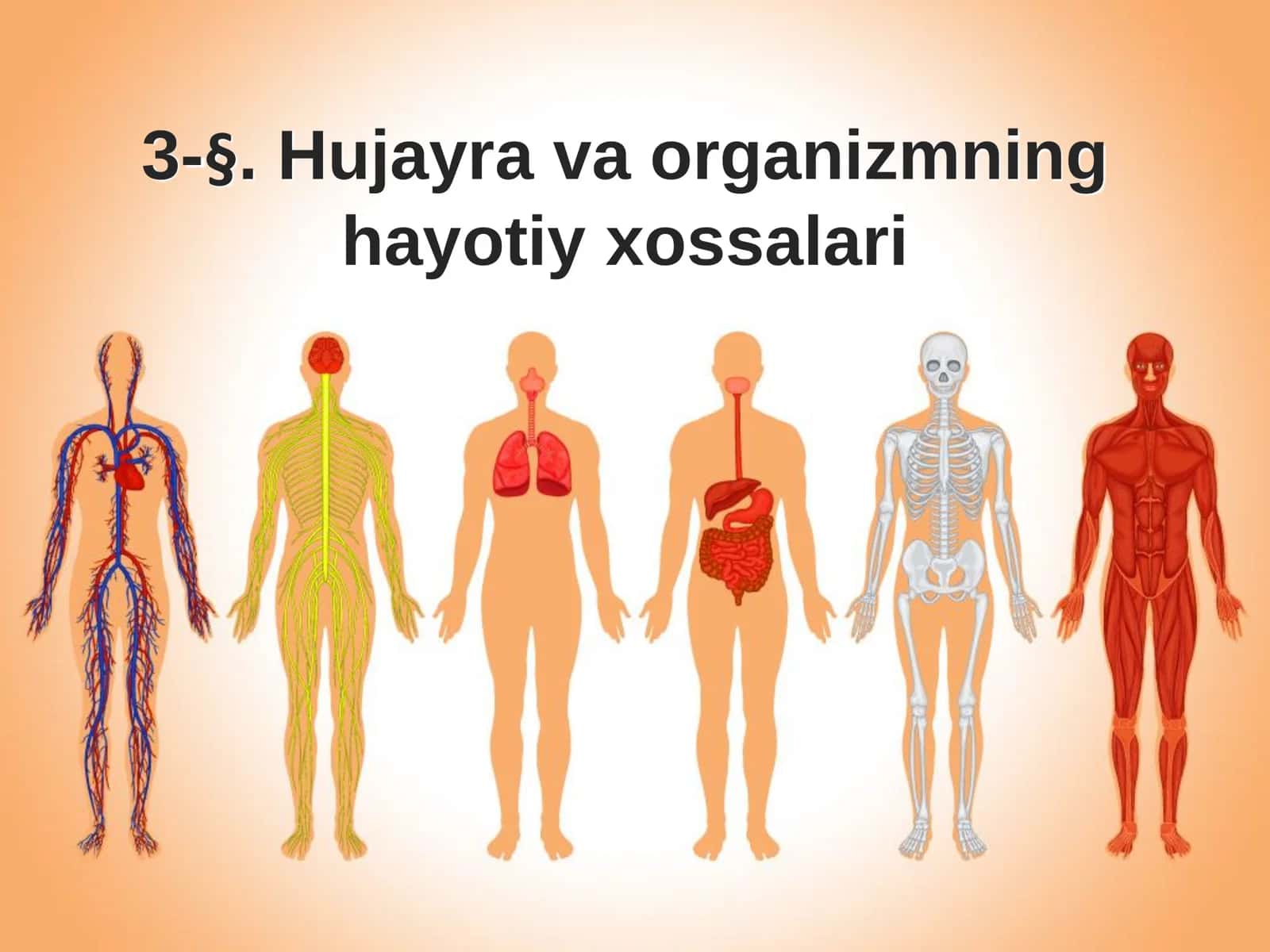 Hujayra va Organizmlarning Hayotiy Xossalari (Biologiya Taqdimot)