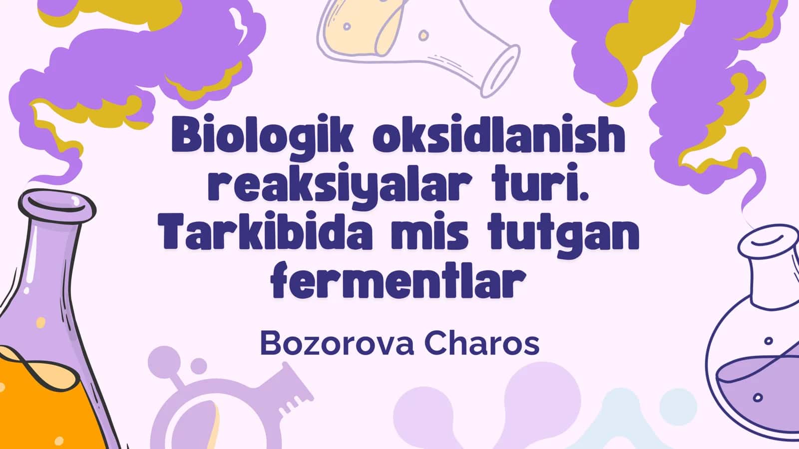 Biologik oksidlanish reaksiyalar turi