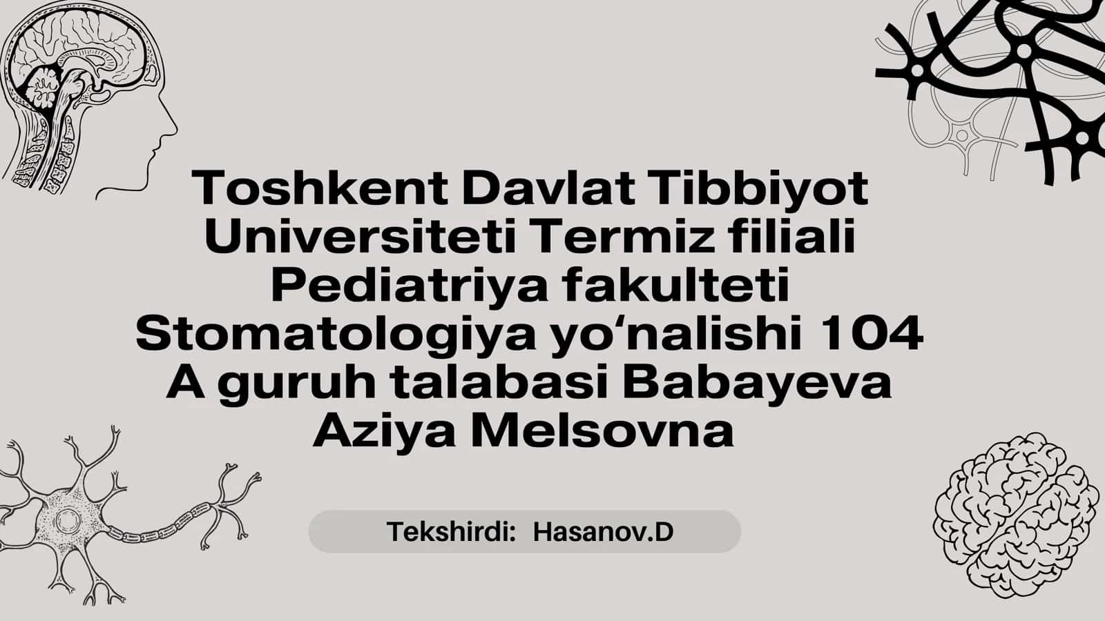 Koʻkrak va qorin aortasi:Asosiy tarmoqlari,ichki aʼzolarni qon bilan taʼminlanishi